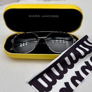 MARC JACOBS MARC 749 S Sunglasses Havana Gold Frame Brown Gradient Brand New